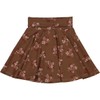 müsli Girls' Flora Skirt, Bark/Cabernet/Nightingale