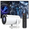 XIXIMENG Mini Projector with WIFI and Bluetooth,200 ANSI Android 13