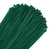 ZZRANYE 6 inch 3mm Dark Green Nylon Garden Cable Zip