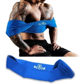 M MANUEKLEAR Bench Press Band, Slingshot Bench Press Band for Men and Women Power Weight Lifting Fitness - Push Up Exercise Assistance Bench Block Increase Strength Gym Workout Equipment - Color: blue, Size: One-size