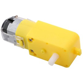 Gebildet 4pcs DC3V-12V DC Gear Motor for Aircraft Toys, 4 Wheel Drive, Toy Car, Robot Body (Batch Number: Double Axis 1:48)