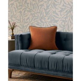 Loloi Liza Pillow, 18'' x 18'' Cover w/Poly, Rust