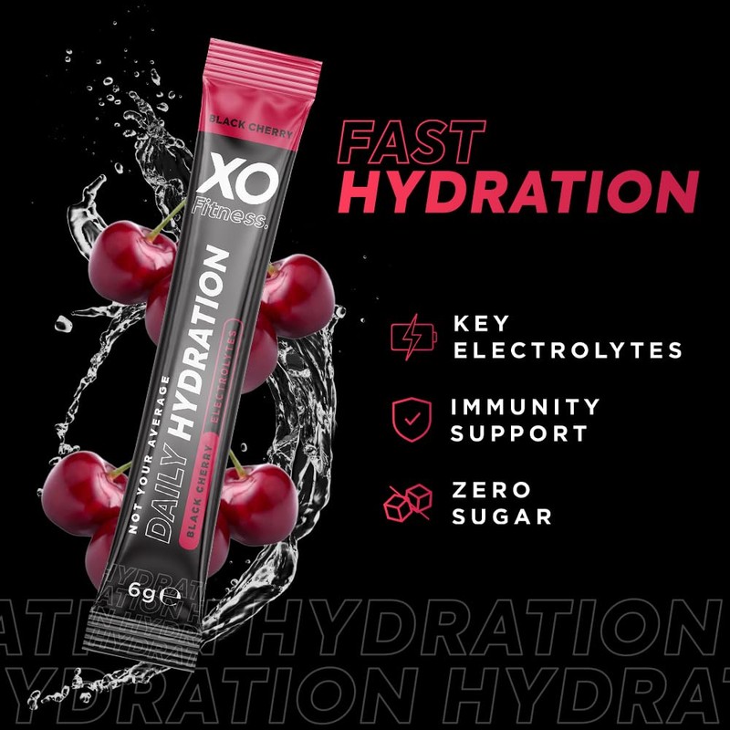 XO Fitness Hydration Sachets | Key Electrolytes | Immunity Support