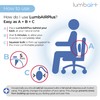 Innotech LumbAIRPlus – Premium Portable Inflatable Lumbar Support Cushion with