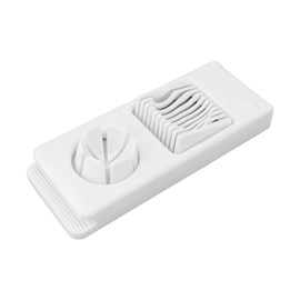 2-in-1-Eierschneider, Vielseitiger Manueller Eierschneider aus Edelstahl für Weiches Obst und Mehr