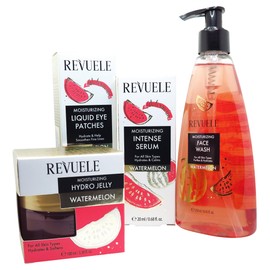 REVUELE FF SANDIA 4 PACK SUERO - GEL - LIMPIADOR - PARCHE HIDRATANTES 20ML/100ML/250ML/50ML