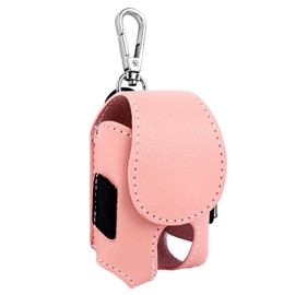 Framendino, Golf Ball Waist Bag with Belt Clip Leather Tees Holder Pouch Mini Portable Golfs Sports Accessories for Golfers Men Women (Pink)