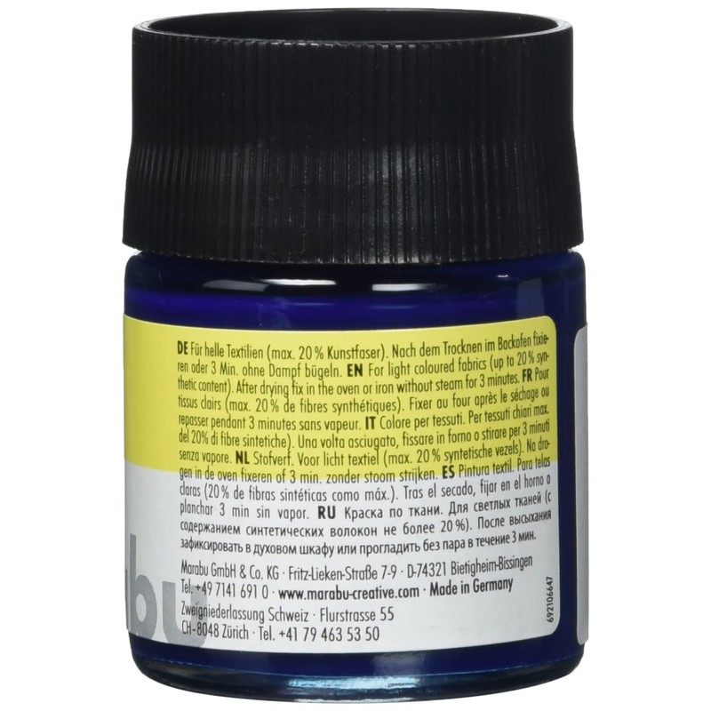 Marabu - Textile Fabric Paint, Water-Based Fabric Printing Ink -