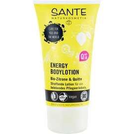 Sante Naturkosmetik [Natural Cosmetics Energy Body Lotion Zitrisch, Fresh Scent, Tightens skin with Q10, Quickly Absorbed, Vegan, 150 PACK OF 2