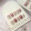 Handmade Nail Tip Short Coffin 3D Fashionable Nail Popular Japanese