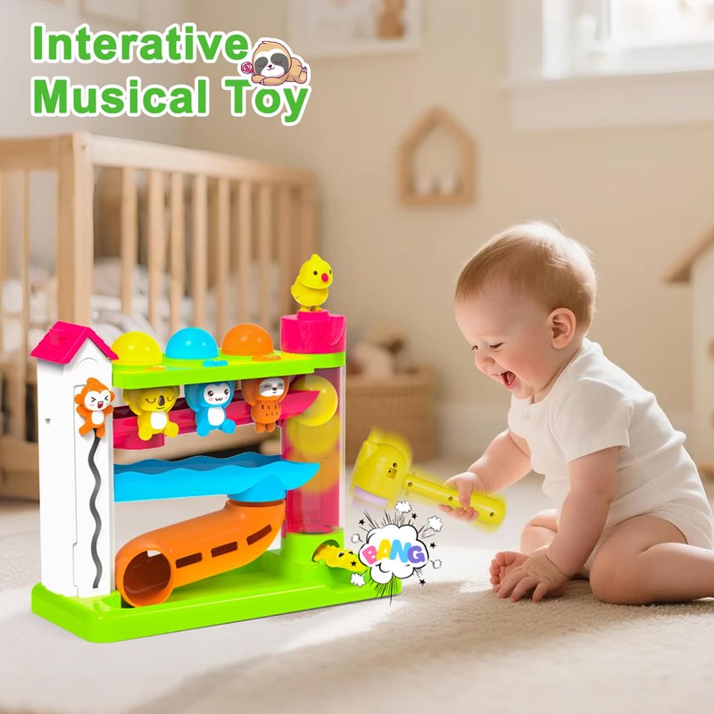VOILBTOY Musical Toy for 1-2 Year Old Boys,Educational Baby Toys