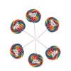 Whirly Pops - Swirled Rainbow Colored Lollipops,1.5 ounces (6 Count)