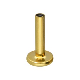 PIERCINGLINE Titanium Labret Stud without Attachment with Internal Thread 0.9 mm Piercing Ear Lip Nose Choice of Colours and Sizes, Titanium