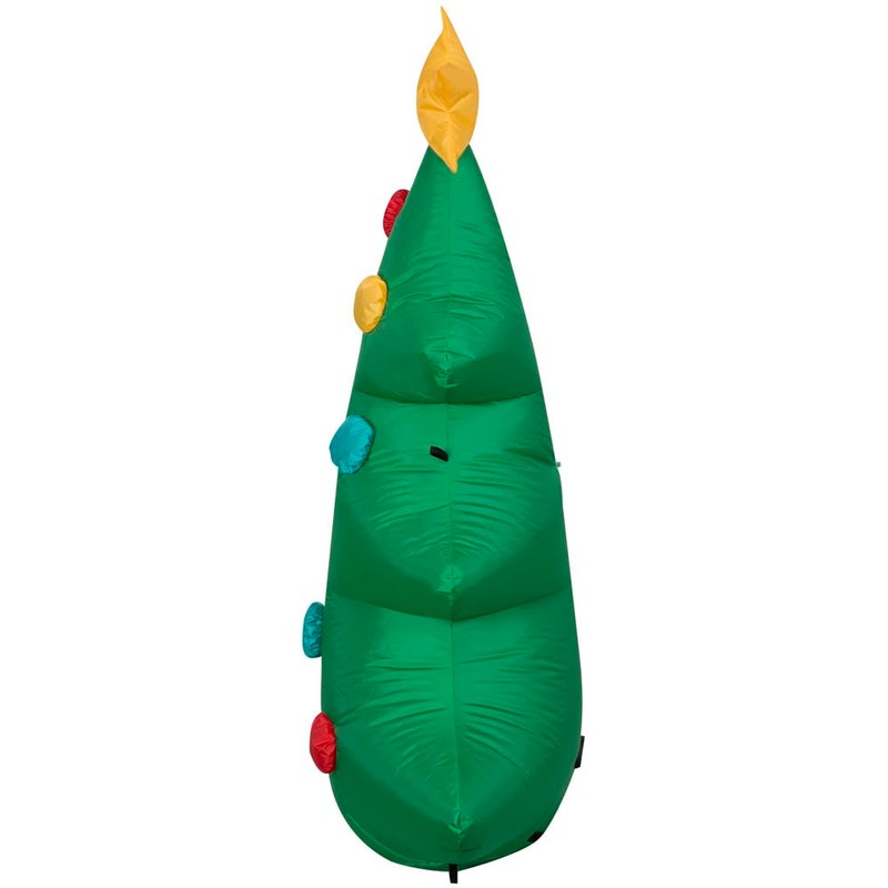 Gemmy Christmas Airblown Inflatable Tree, 4 ft Tall, Multi