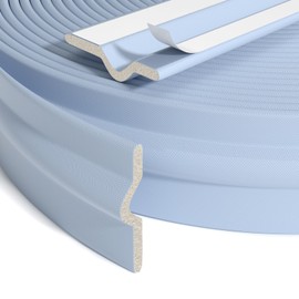 BKSAI Weather Stripping Seal Strip for Door & Window, Self-Adhesive Backing Door & Window Insulation Strip 19.6 Feet, Noise Reducing V-Shape Weathering Seal for Home, Apartment, Grey