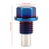 Titanium Alloy Strong Magnetic Oil Pan Universal Plug Suction Iron