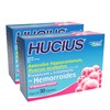 CMD - HUCIUS - Aesculus hippocastanum (Castaño de indias) y Ruscus aculeatus - Medicamento Herbolario - 2 Cajas con 30 Cápsulas c/u