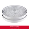 Nesco TR-2 White Plastic Round 15 1/2" Add-A-Trays to fit