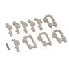 380 Pcs Car Lock Reed Stainless Steel Car Locking Plate