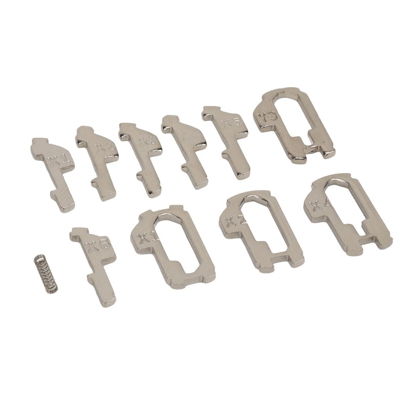 380 Pcs Car Lock Reed Stainless Steel Car Locking Plate
