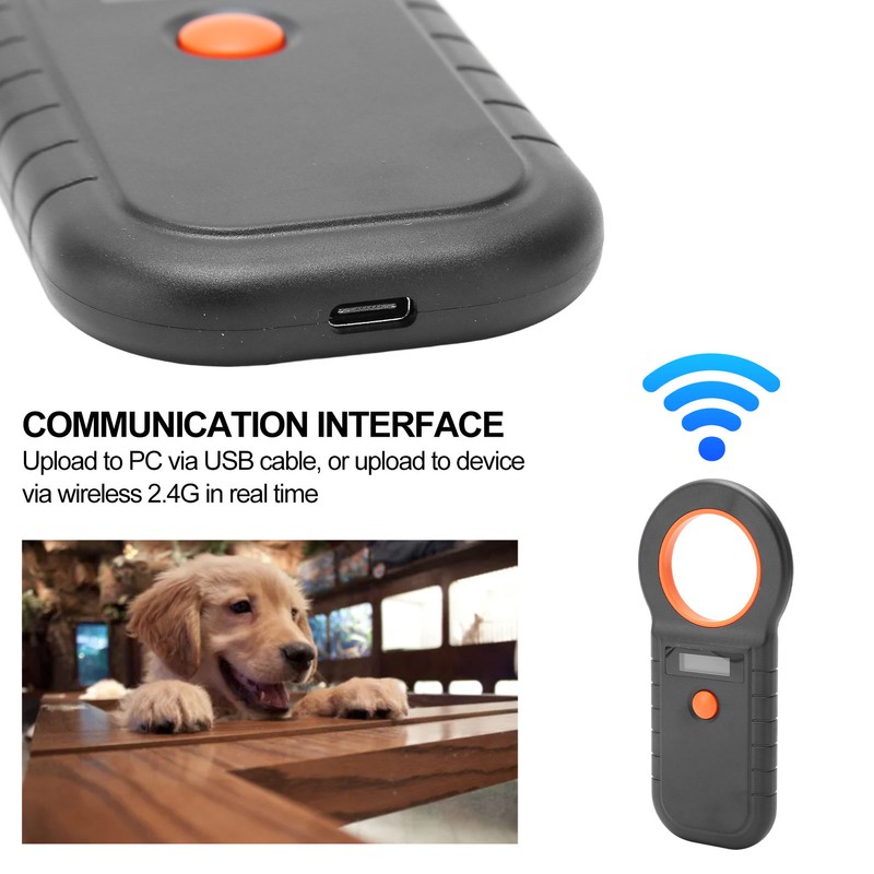 Pet Microchip Scanner 134.2Khz 125Khz EMID FDX B Wired USB