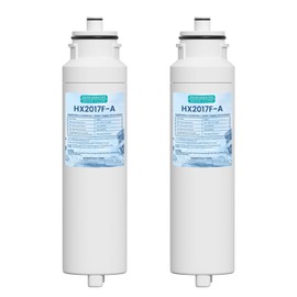 HX2017FR-A HX2017F-A Water Filter Replacement Compatible with Hisense HRF266N6CSE1, HRF266N6CSE, HRF209N6CSE, HRF254N6TSE, HRF254N6DSE Twist-In Models, 2 Pack