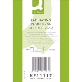 Q-Connect KF11117 A6 Foil Pouch (Pack of 100)