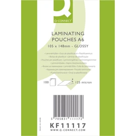Q-Connect KF11117 A6 Foil Pouch (Pack of 100)