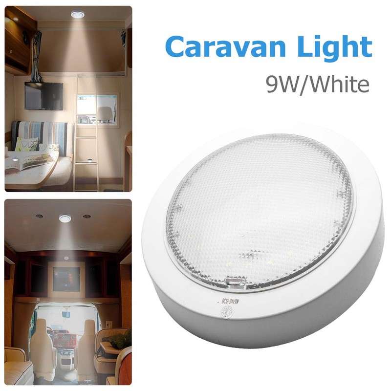 LED Roof Light, Baceyong DC 12V 9W Ceiling Dome Spot