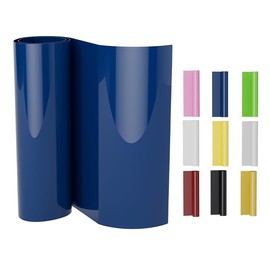 Dekaim Blue Heat Transfer Vinyl 12" x 6ft HTV Iron on Transfer Paper for DIY Clothing, Logo, Hat, Fabric, Shoes and Other Textiles