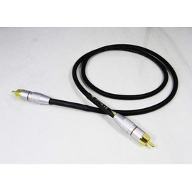 Van Damme Black Ultra X Subwoofer Cable 4 Metre Single Terminated With HQ Gold Plated RCA Phono Plugs