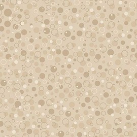 Santa's Stash Tan Bubbly 100% Cotton Fabric by The Yard