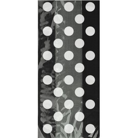 Royal Blue Polka Dots Cellophane Bags - 14" x 5.63" (Pack Of 20) | Premium Elegant Treat Bags For Gifts, Party Favors & Candy Packaging