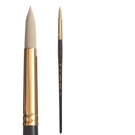 Princeton Dakota, Series 6300, Synthetic Hog Bristle All Purpose Paint Brush, Round, 8