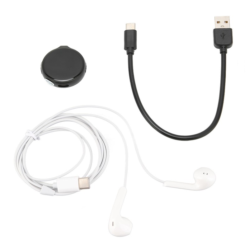 Round Voice Recorder 35 Hours Battery Time OTG Function Voice