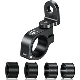 BRCOVAN ATV UTV Whip Light Mount, Solid Aluminum Alloy Whip Flag Mount, Off-Road LED Light Bar Mounting Bracket Fit on 0.75"/0.875''/1"/1.125''/1.26"/1.375'' Motorcycle Handlebars, Roll Cages