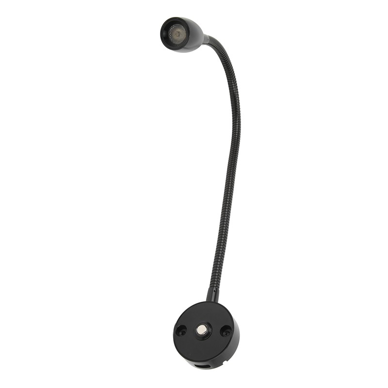 LED Reading Light 3W Wall Mount Reading Lamp Flexible Gooseneck