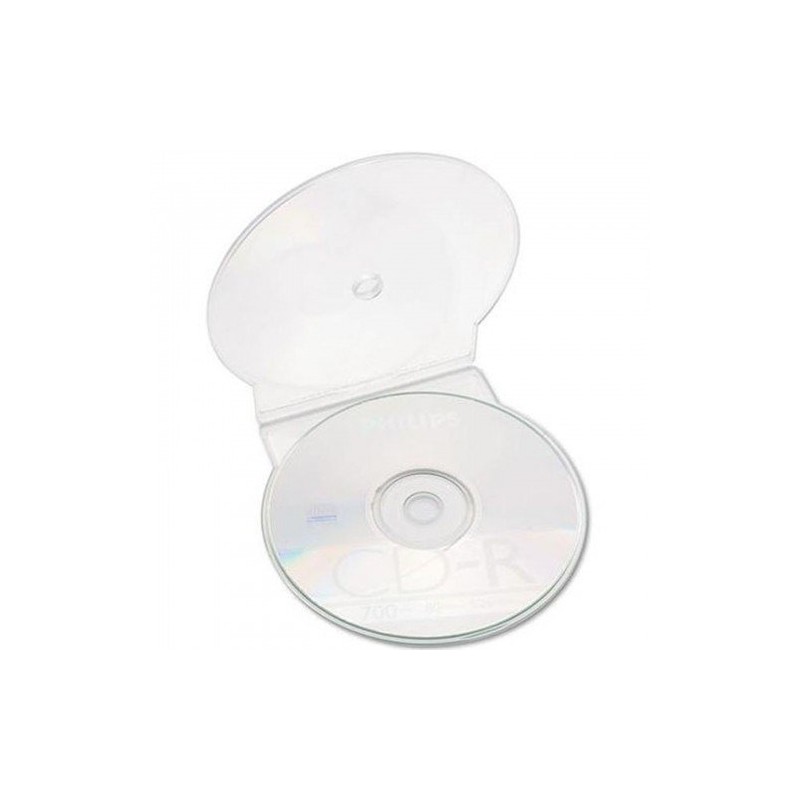 10 x CD Clear Clam Shell Storage Cases for 1