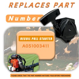 A051003411 Pull Recoil Starter Starter Assy for Pb-8010 For Echo PB-9010H PB-9010T Backpack Blower Lawn Equipment Shindaiwa EB910 EB910RT