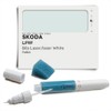 Genuine Colors Lackstift BILA Laser White LF9F für Skoda Weiß