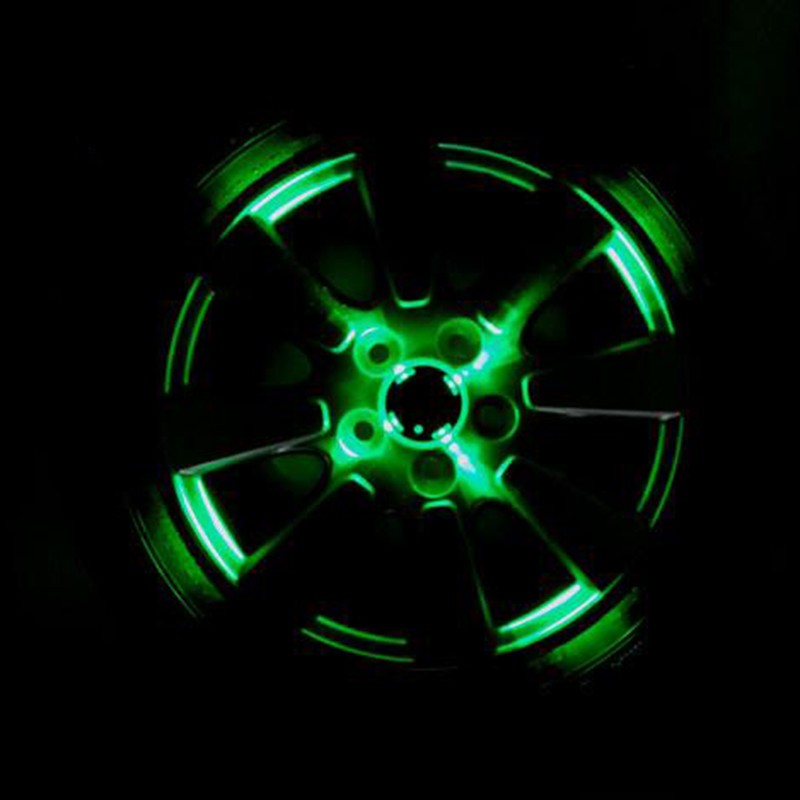 Solar Energy Auto Flash LED Car Wheel Hub Tire Tyre