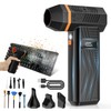 EVEAGE Compressed Air Duster, 180000RPM 4-Gear Adjustable Electric Air Duster
