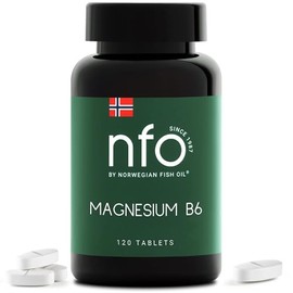 NFO Magnesium B6 – Magnesium Tablets with Vitamin B6 & Zinc – 120 Tablets