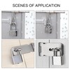 MroMax 3 x Padlock with Keys, Rustproof, Waterproof, Outdoor Steel