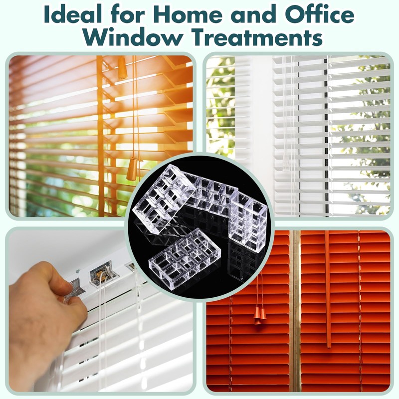 Innconee 8 Pcs Bracket Spacer Blocks Curtain Spacers for Drapes