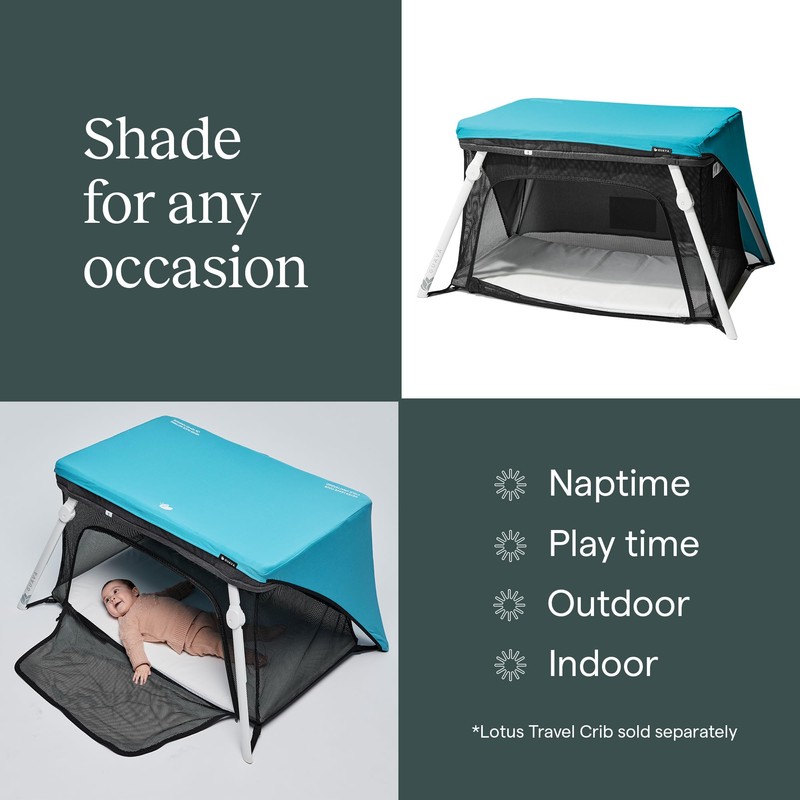 Lotus Play Yard FunShade (Blue)