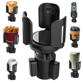 EMAGIE Car Portavasos para Auto - Ajustable Verticalmente Porta Vasos Automovil Extensible Accesorios para Auto Portavasos para Auto Compatible con...