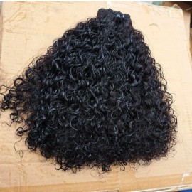 2025 Unprocessed Summer Curly Hair Raw Cambodian Human Hair Bundles Vendorscolor: 1pcs burmese curly, Stretched Length: 22"