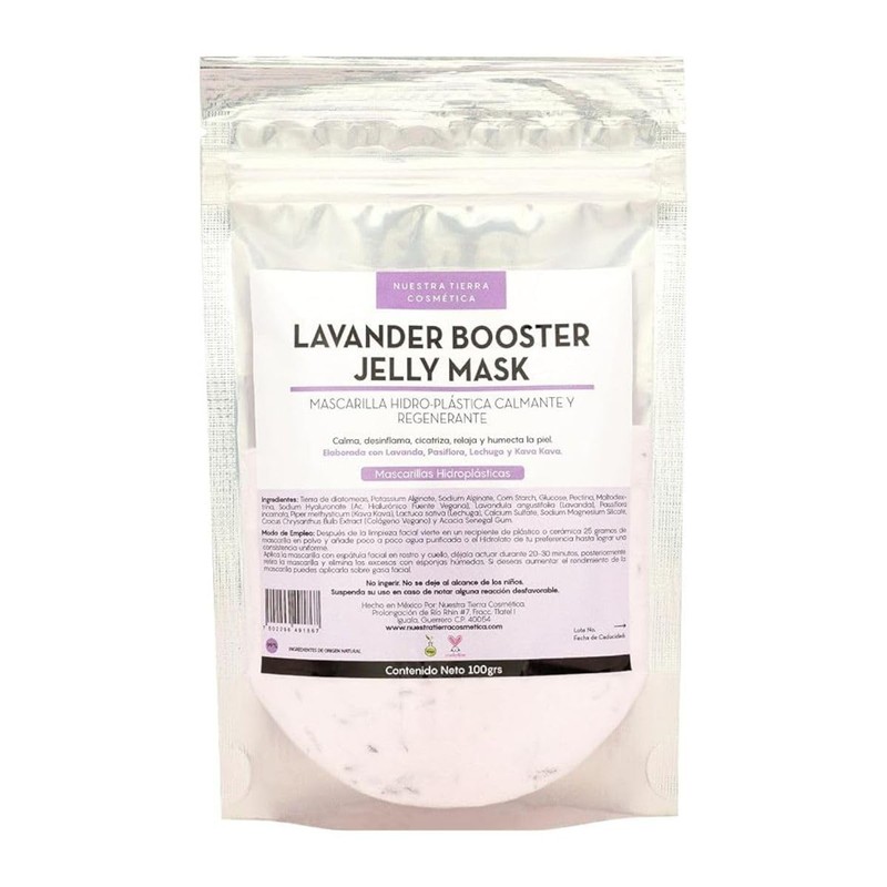 Lavander Booster Mascarilla Hidro-Plastica Calmante y Cicatrizante 100grs