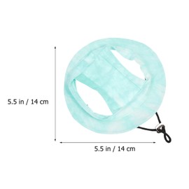 BCOATH Pet Baseball Cap Sun Hat Pet Hat Dog Bucket Hats Dog Visor Cap Dog Sun Caps French Hat Puppy Sun Hat Sun-Shade Dog Hats Cotton Light Green Anti-Shedding Beach Hat Dog Baseball Cap